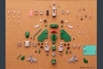DoDonPachi Type-B Ship Color Resin Model [Green] - Merchandise | VideoGameX